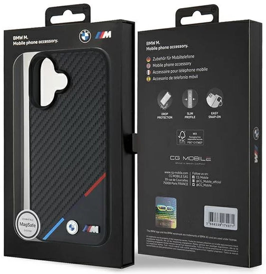 Funda Original BMW para Iphone 16 Plus BMHMP16M23PUDTK