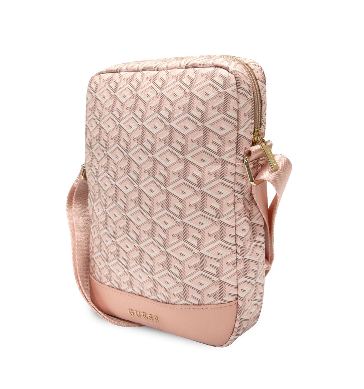 Bandolera GUESS GCube Stripes 10" Rosa GUTB10HGCFSEP