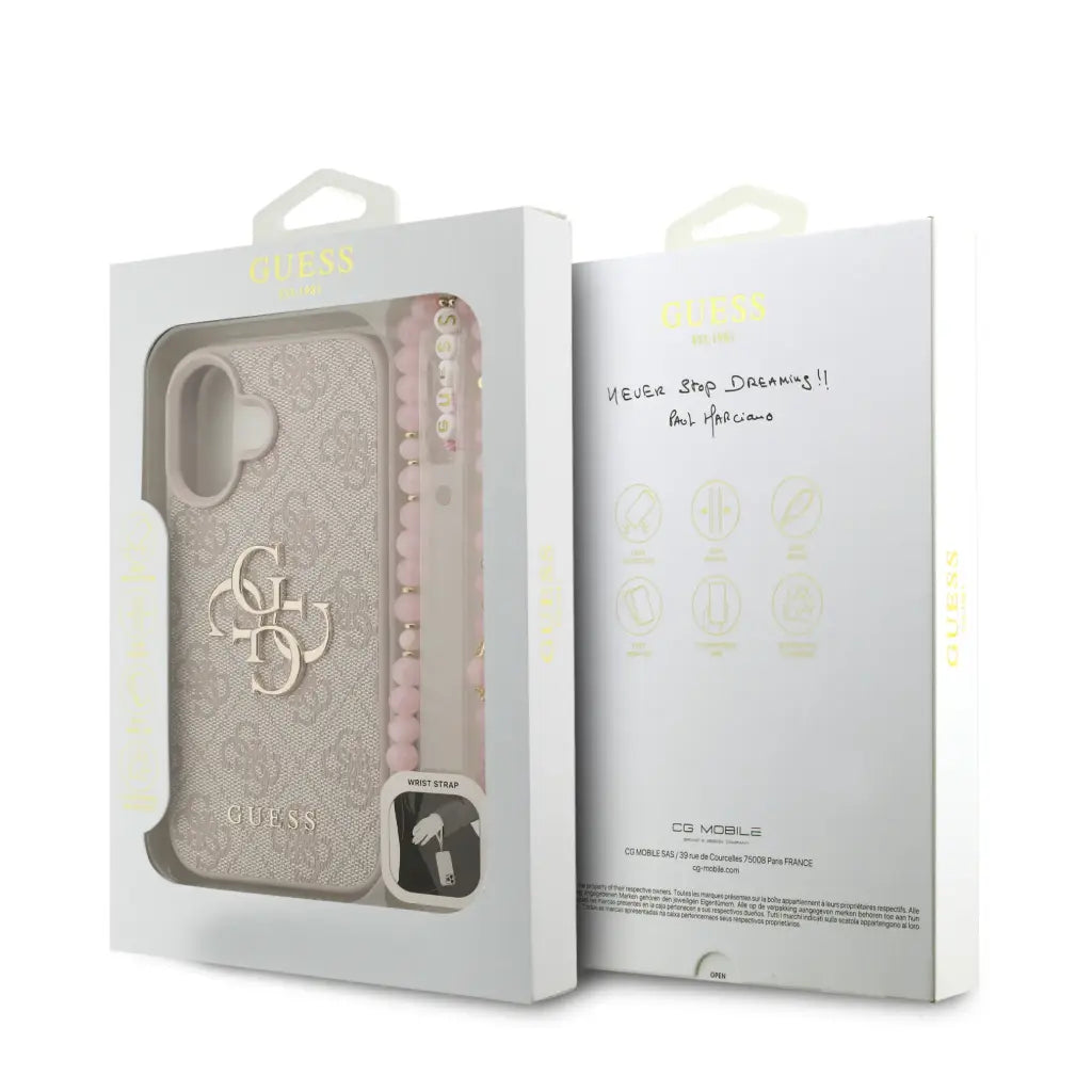 Funda Original GUESS para iPhone 16 GUHCP16SP4GMGSP