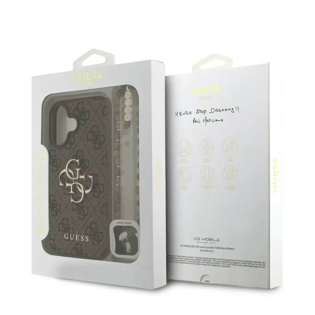 Funda Original GUESS para iPhone 16 GUHCP16SP4GMGSW