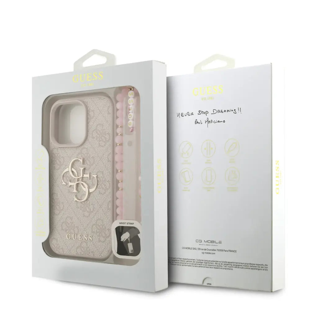 Funda Original GUESS para iPhone 16 Pro Max GUHCP16XP4GMGSP