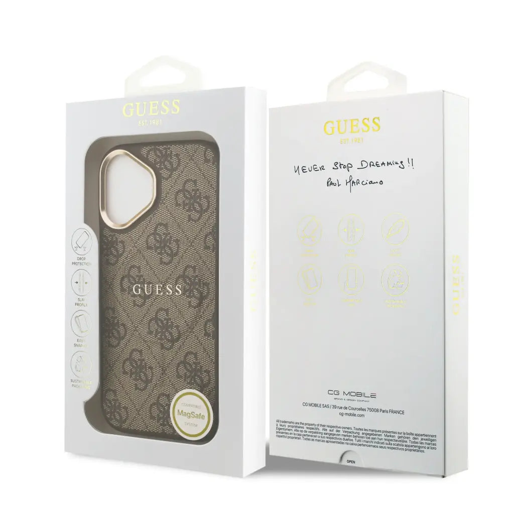 Funda Original GUESS para iPhone 17 GUHMP17SP4MSEGCW