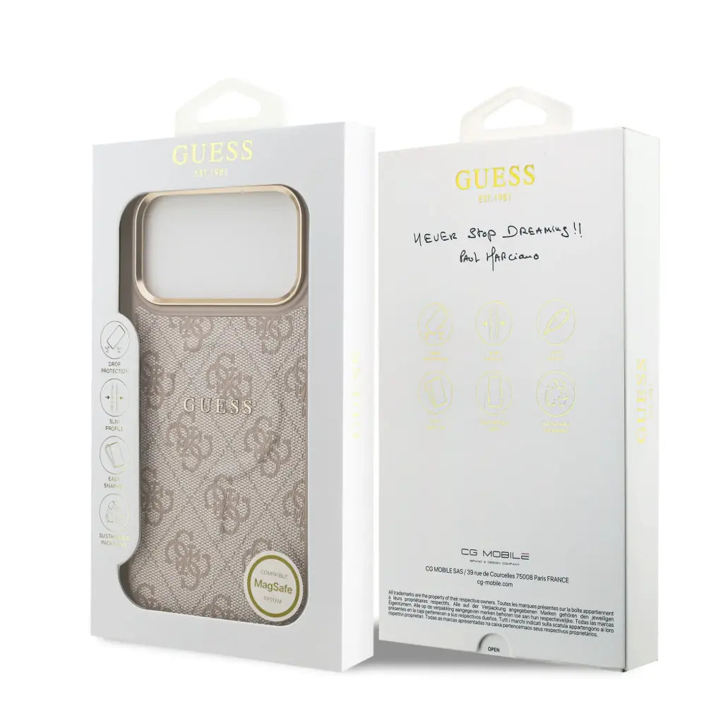 Funda Original GUESS para iPhone 18/17 Pro Max GUHMP17XP4MSEGCP