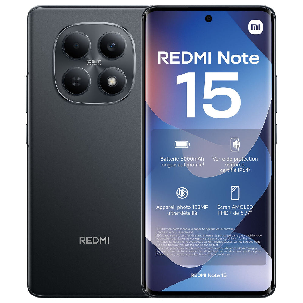 Xiaomi Redmi Note 15 6.77" 8/256GB Negro