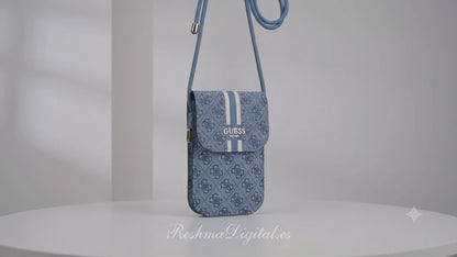 Bandolera GUESS Cordón 4G Azul GUOWBP4RPSB