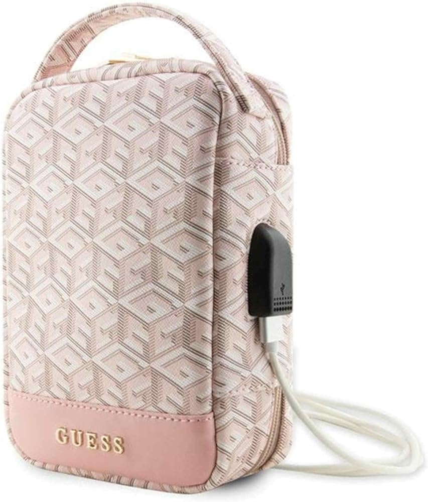 Bolso GUESS GCube Stripes Rosa GUHBHGCFSEP