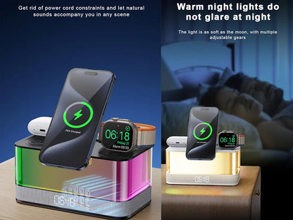 Altavoz Bluetooth con cargador inalámbrico R8